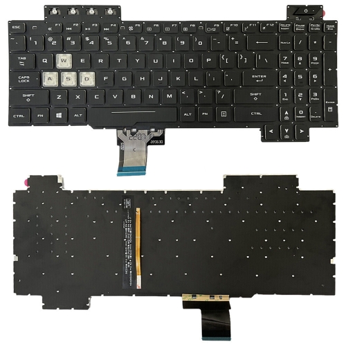 

For Asus Gaming FX505D FX505DY FX505DD US Version Backlight Laptop Keyboard(Black)