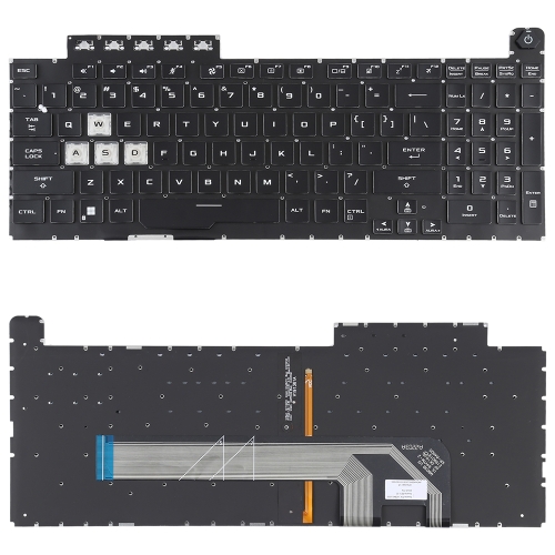 

For Asus TUF Gaming F15 FX506 FA506 US Version Backlight Laptop Keyboard(Black)