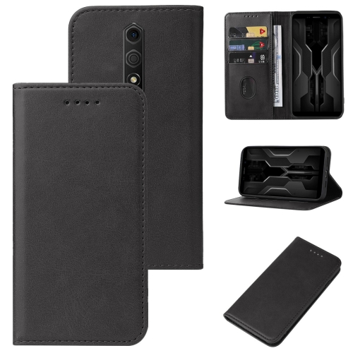 

For Ulefone Armor X12 Magnetic Closure Leather Phone Case(Black)