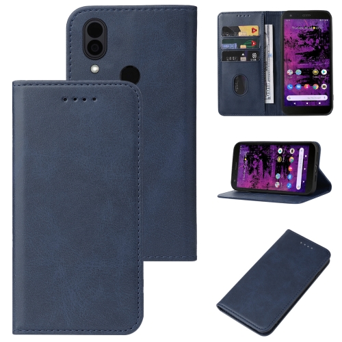 

For CAT S62 Pro Magnetic Closure Leather Phone Case(Blue)