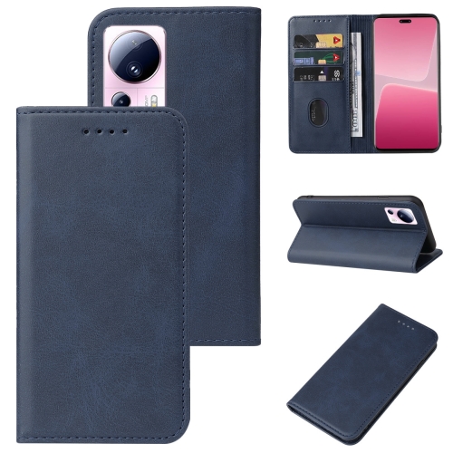 For Xiaomi 13 Lite Magnetic Closure Leather Phone Case(Blue)