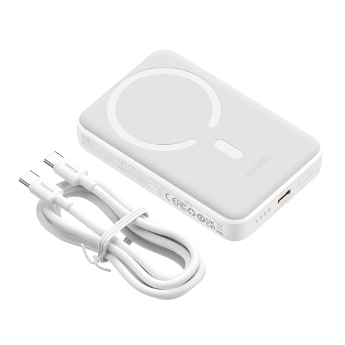 

Baseus 10000mAh 30W Magnetic Mini Wireless Fast Charging Power Bank(White)