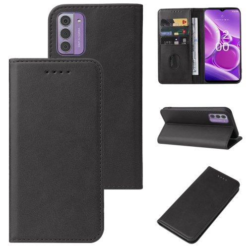 

For Nokia G42 Magnetic Closure Leather Phone Case(Black)
