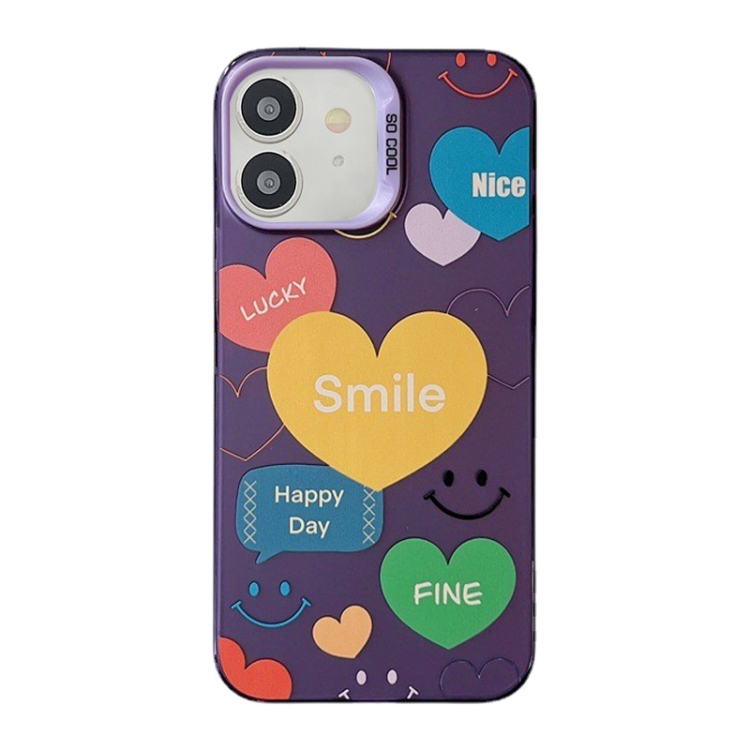 

For iPhone 11 Cute Animal Pattern Series PC + TPU Phone Case(Love)