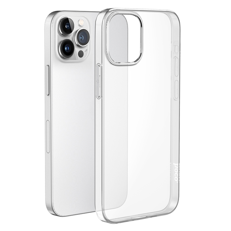 

For iPhone 15 Pro Max hoco Light Series Soft TPU Phone Case(Transparent)