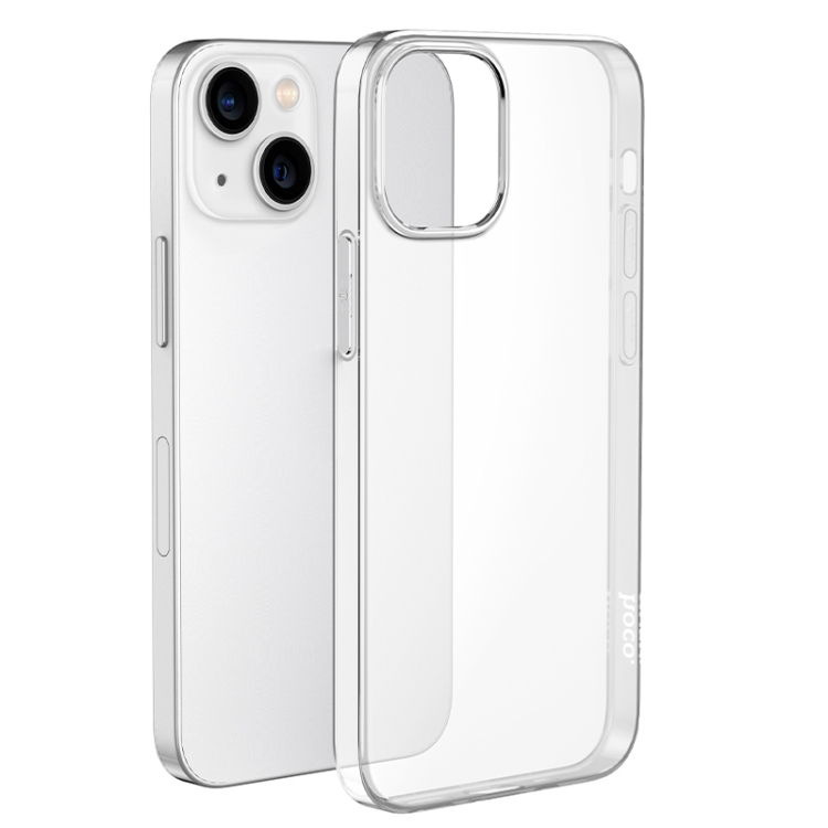 

For iPhone 15 Plus hoco Light Series Soft TPU Phone Case(Transparent)