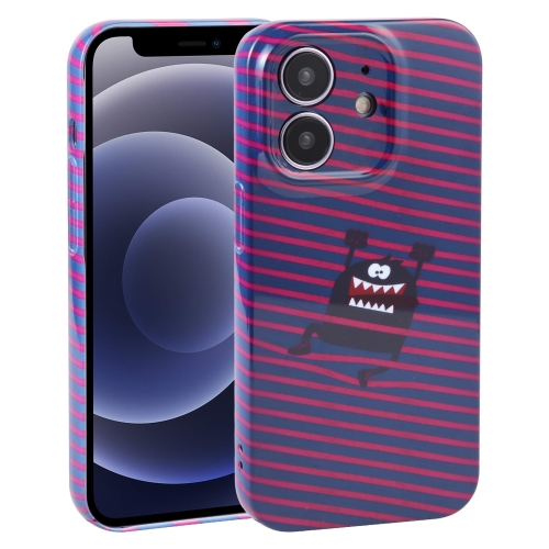 

For iPhone 12 mini Dustproof Net Full Coverage PC Phone Case(Little Monster)