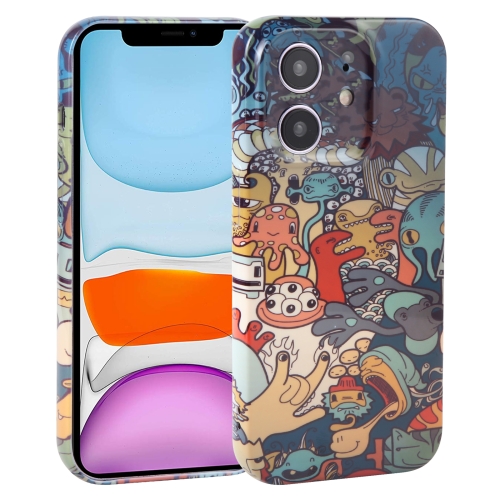 

For iPhone 11 Dustproof Net Full Coverage PC Phone Case(Animal Party)