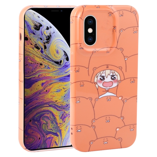 

For iPhone XS Max Dustproof Net Full Coverage PC Phone Case(Cartoon Character)