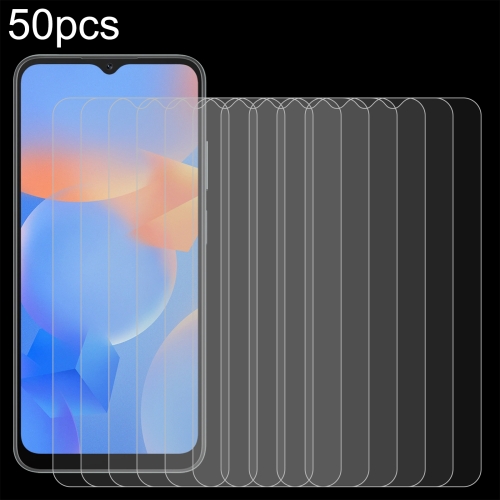 

For Blackview A52 Pro 50pcs 0.26mm 9H 2.5D Tempered Glass Film