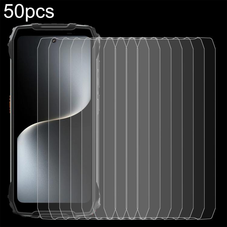 

For Blackview OSCAL PILOT 3 50pcs 0.26mm 9H 2.5D Tempered Glass Film