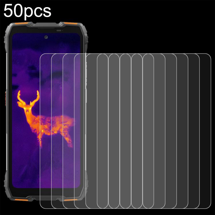 

For Blackview Oscal Pilot 6 50pcs 0.26mm 9H 2.5D Tempered Glass Film