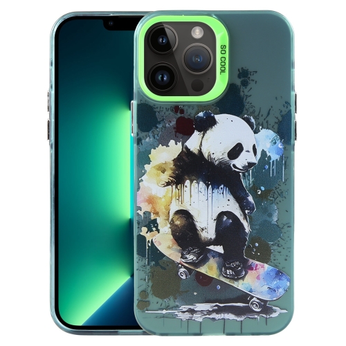 

For iPhone 13 Pro Max Animal Pattern PC Phone Case(Panda)