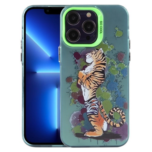 

For iPhone 13 Pro Animal Pattern PC Phone Case(Tiger)