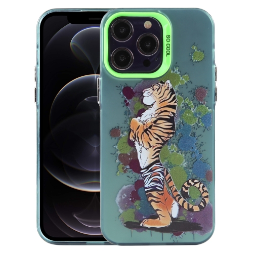 

For iPhone 12 Pro Animal Pattern PC Phone Case(Tiger)