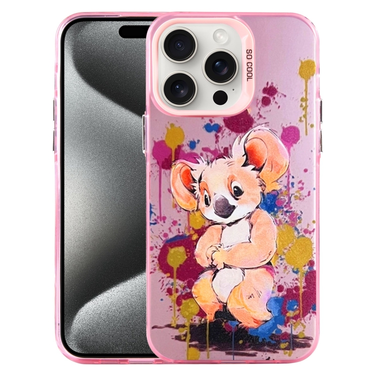 

For iPhone 15 Pro Max Animal Pattern PC Phone Case(Koala)