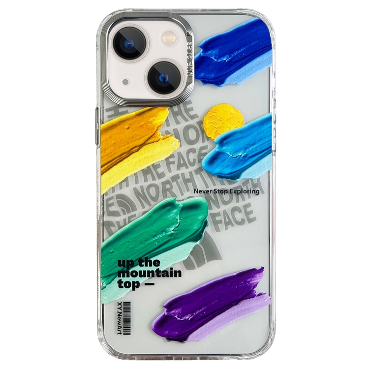 

For iPhone 14 Oil Painting Pattern PC Phone Case(Artistic Strokes)