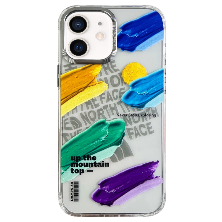 

For iPhone 11 Oil Painting Pattern PC Phone Case(Artistic Strokes)