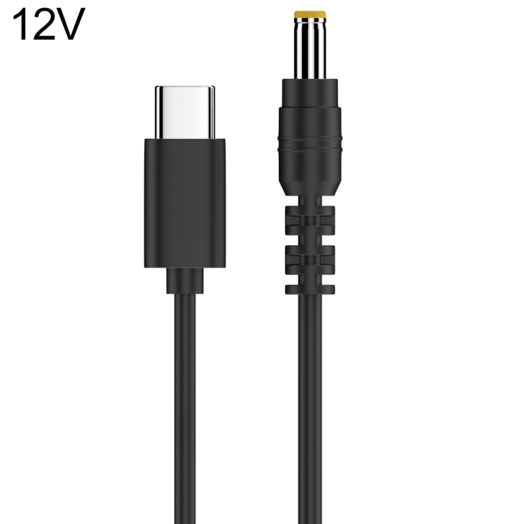 12V x DC Power to Type-C Adapter Cable