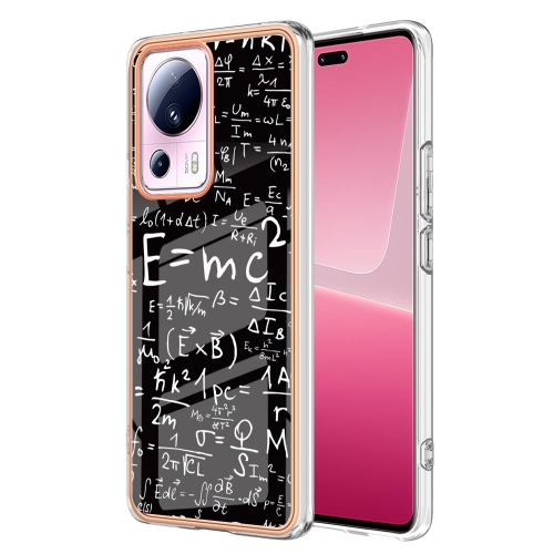 

For Xiaomi 13 Lite 5G Electroplating Marble Dual-side IMD Phone Case(Equation)