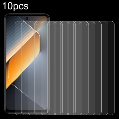 

For TECNO Pova 6 Neo 10pcs 0.26mm 9H 2.5D Tempered Glass Film