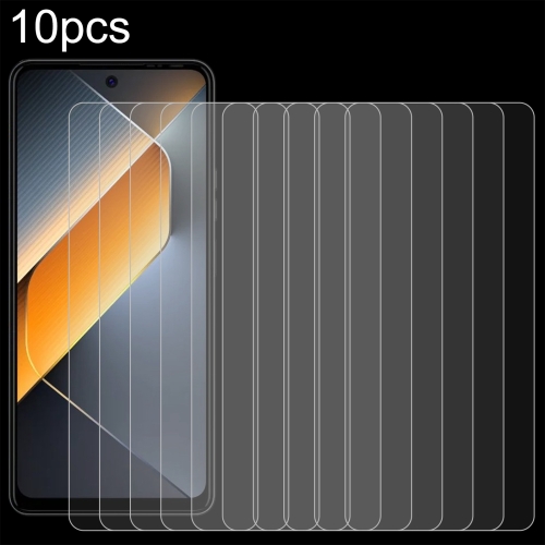 

For Tecno Pova 6 Neo 5G 10pcs 0.26mm 9H 2.5D Tempered Glass Film