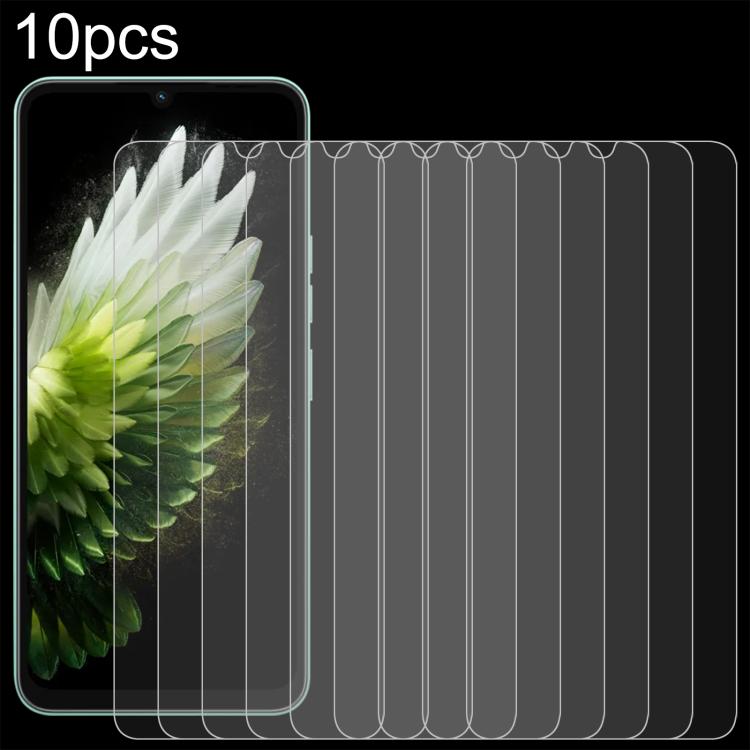 

For Tecno Spark 40 5G 10pcs 0.26mm 9H 2.5D Tempered Glass Film