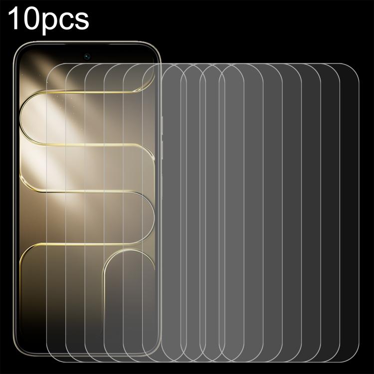 

For Tecno Spark 50 5G 10pcs 0.26mm 9H 2.5D Tempered Glass Film