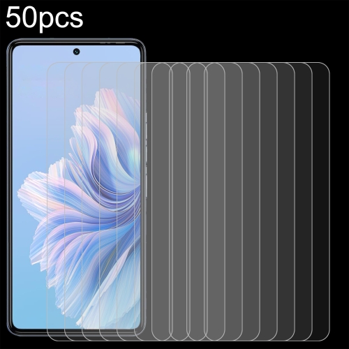 

For Tecno Camon 20s Pro 5G 50pcs 0.26mm 9H 2.5D Tempered Glass Film