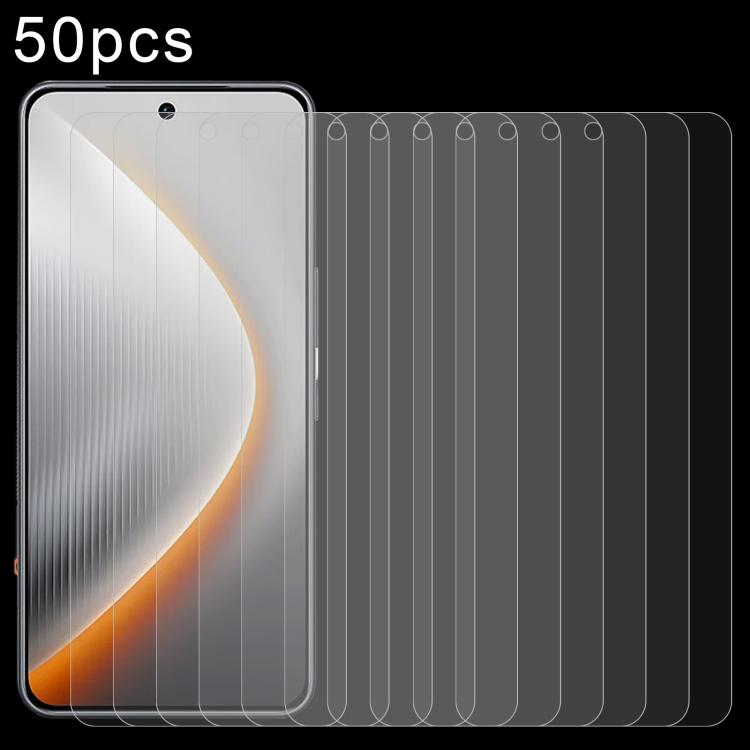 

For Tecno Pova 7 Ultra 5G 50pcs 0.26mm 9H 2.5D Tempered Glass Film