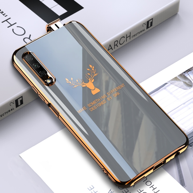 

For Huawei Honor 9X / 9X Pro / Y9s / P Smart Pro (2019) GKK PC + Solid Color Plating Protective Case(Grey)