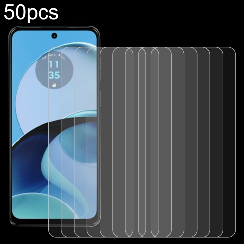 

For Motorola Moto G14 50pcs 0.26mm 9H 2.5D Tempered Glass Film