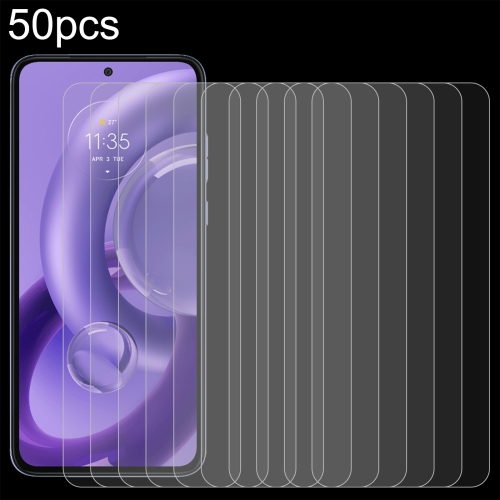 

For Motorola Edge 40 Neo 50pcs 0.26mm 9H 2.5D Tempered Glass Film