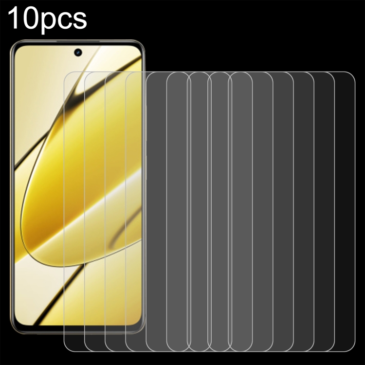 

For Realme 11 5G 10pcs 0.26mm 9H 2.5D Tempered Glass Film