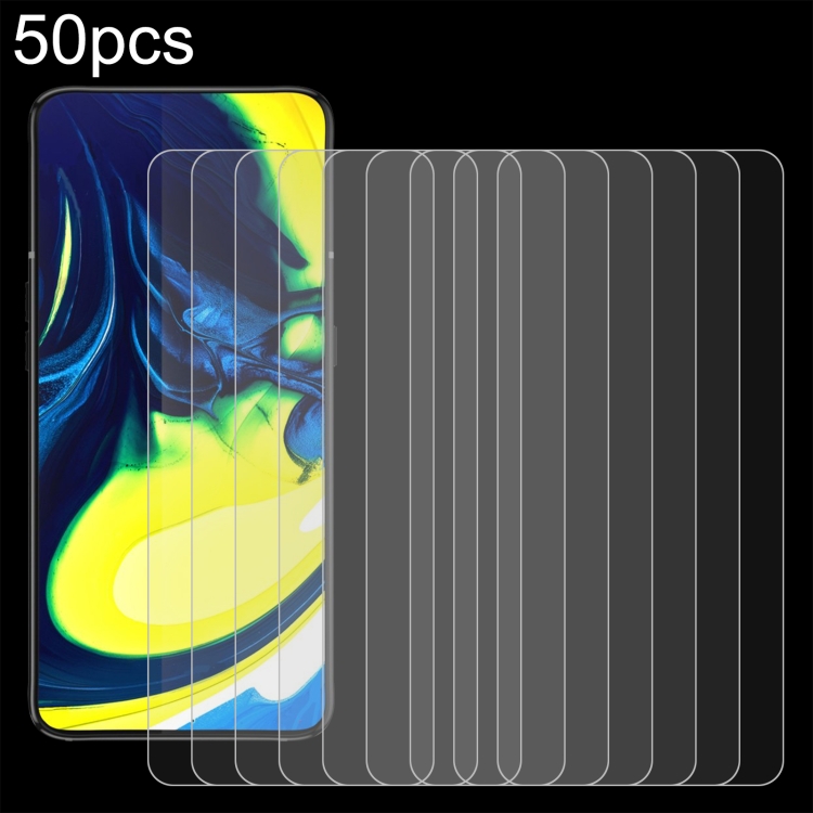 

For Samsung Galaxy A82s 50pcs 0.26mm 9H 2.5D Tempered Glass Film