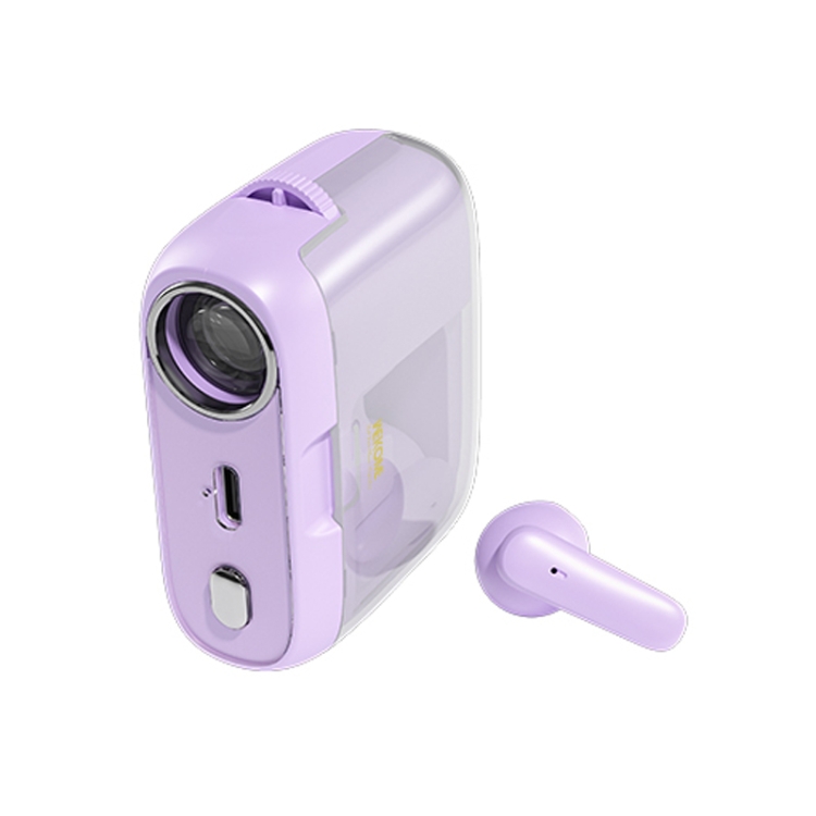 

WK S28 Projection TWS Wireless Bluetooth Earphone(Purple)