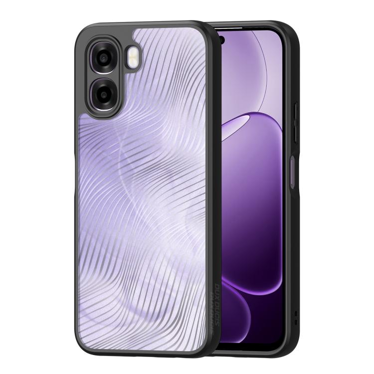 

For OPPO A6x 4G / 5G DUX DUCIS Aimo Series Frosted Feel Phone Case(Black)