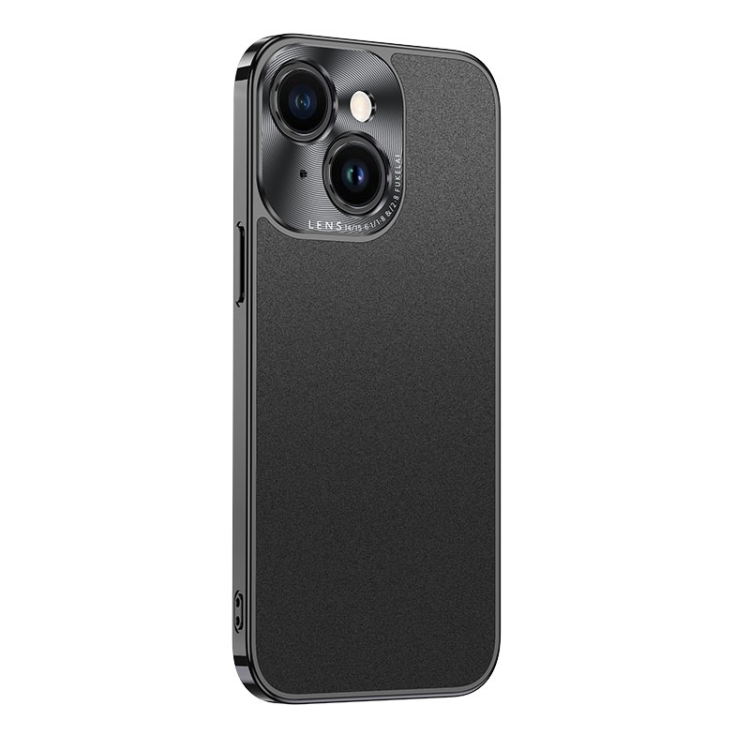 

For iPhone 14 Starshine Frosted Series Airbag Shockproof Phone Case(Black)
