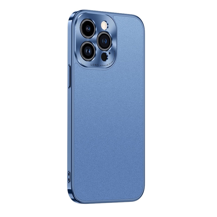 

For iPhone 14 Pro Max Starshine Frosted Series Airbag Shockproof Phone Case(Blue)
