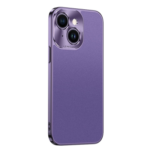 

For iPhone 13 Starshine Frosted Series Airbag Shockproof Phone Case(Purple)