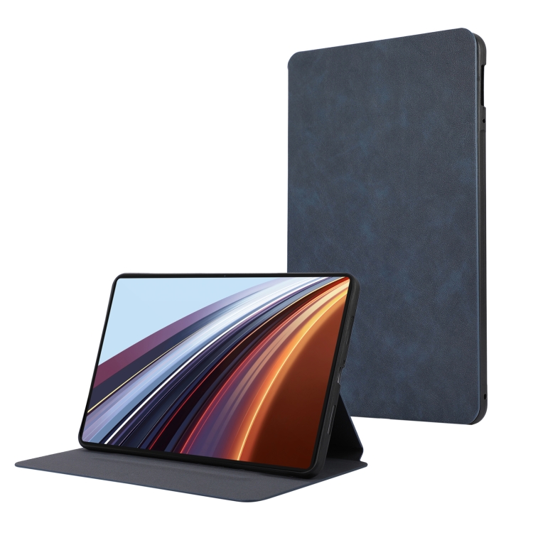 

For Honor Pad GT Pro Simple Crazy Horse Leather Tablet Case(Dark Blue)