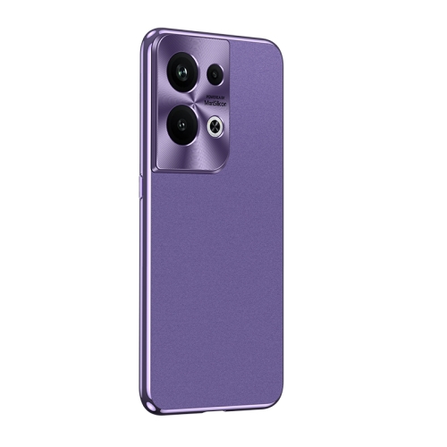 

For OPPO Reon9 Pro+ Starshine Frosted Series Airbag Shockproof Phone Case(Purple)