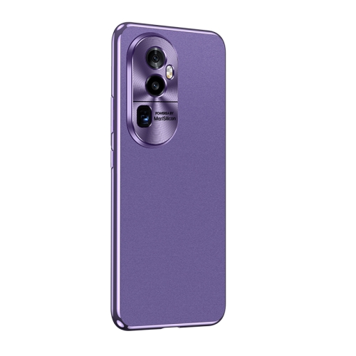 

For OPPO Reon9 Starshine Frosted Series Airbag Shockproof Phone Case(Purple)