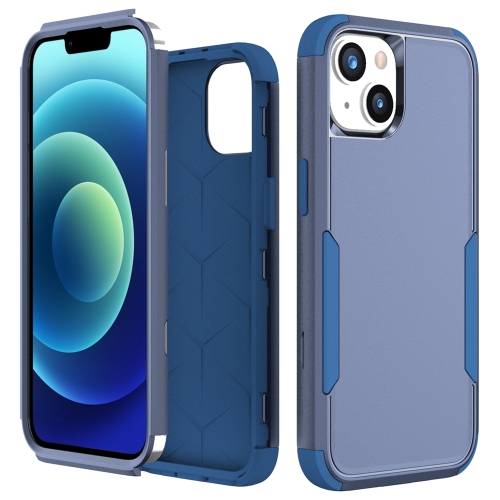 

For iPhone 15 Commuter Shockproof TPU + PC Phone Case(Royal Blue)