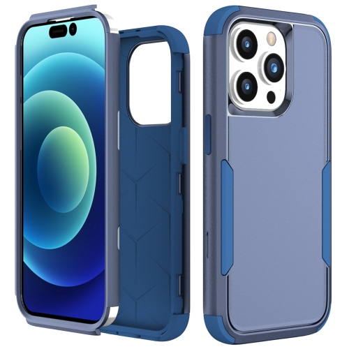 

For iPhone 15 Pro Max Commuter Shockproof TPU + PC Phone Case(Royal Blue)