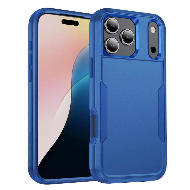 

For iPhone 17 Pro Max Commuter Shockproof TPU + PC Phone Case(Royal Blue)