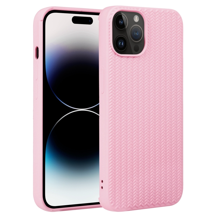 15 Pro Max Iphone X Pink Silicone Case For IPhone 15 Pro Max Weave