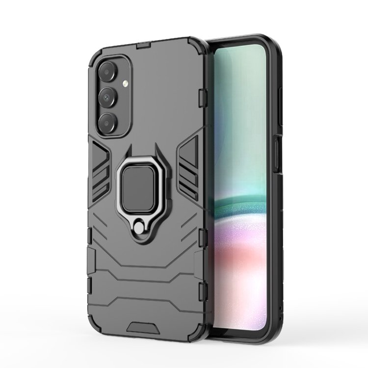 

For Samsung Galaxy A15 PC + TPU Shockproof Protective Phone Case with Magnetic Ring Holder(Black)