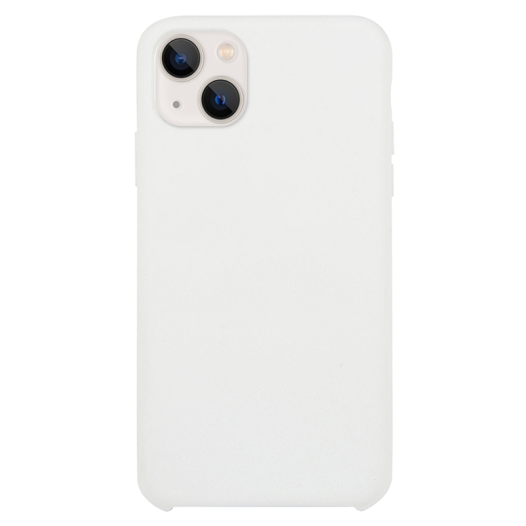 

Solid Silicone Phone Case For iPhone 15(White)