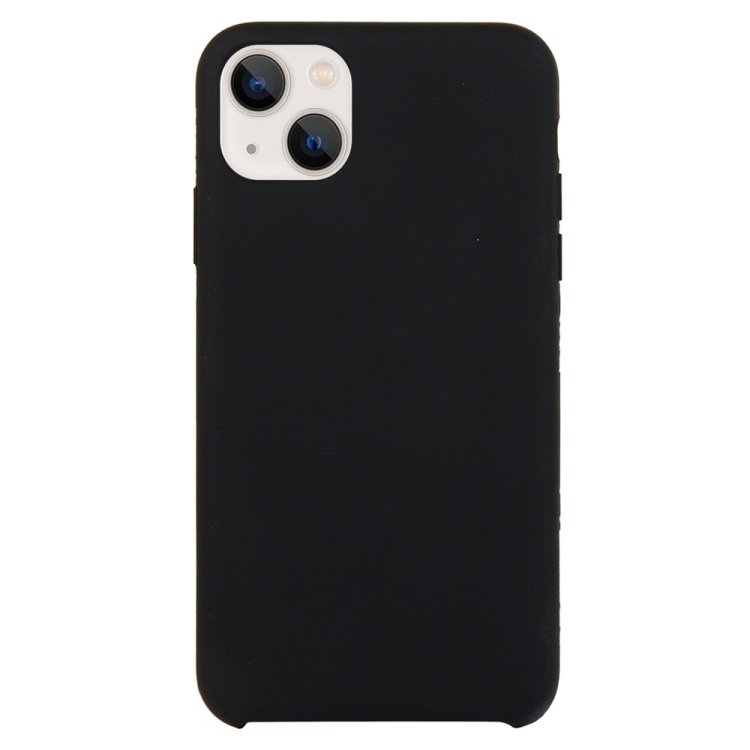 

Solid Silicone Phone Case For iPhone 15(Black)